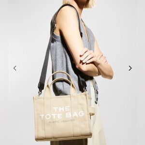 Marc Jacobs Small The ColorBlock Tote Bag Cream